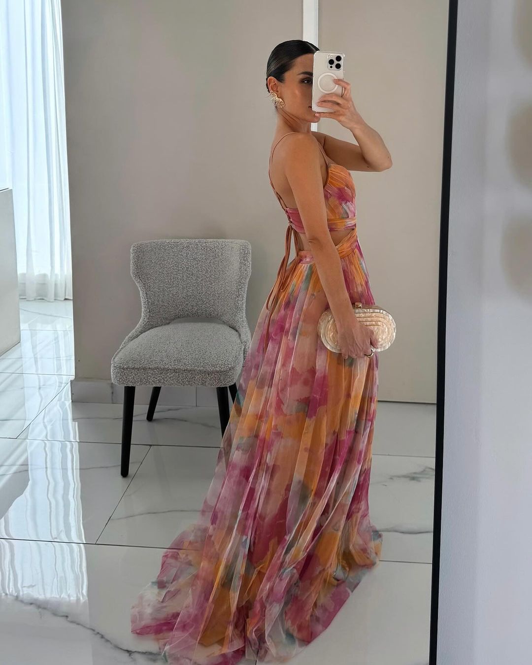 La Luce| Abito Maxi Eleganza Floreale