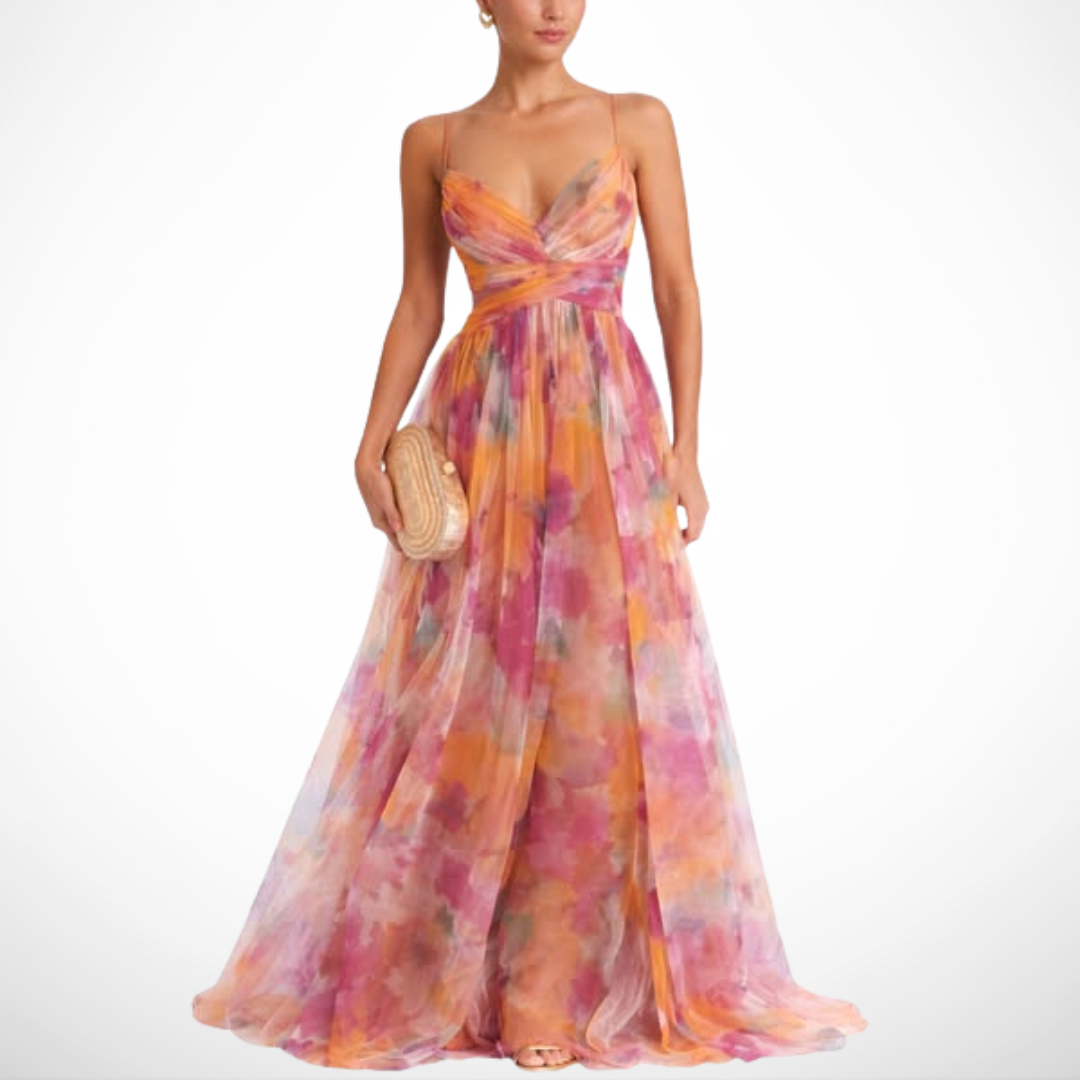 La Luce| Abito Maxi Eleganza Floreale
