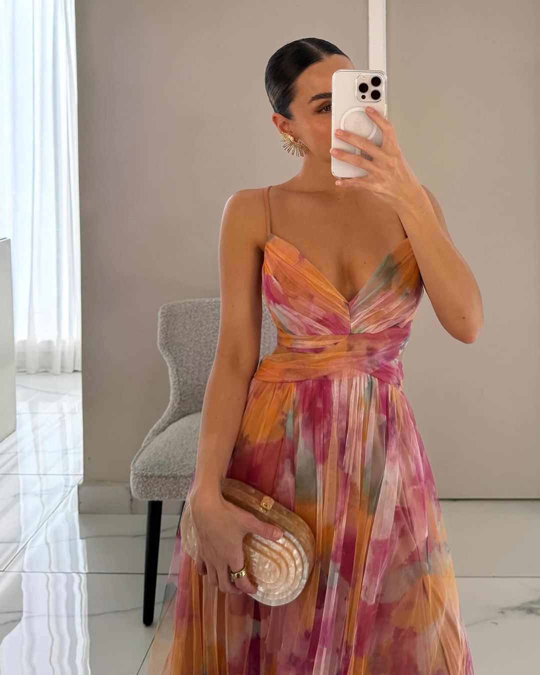 La Luce| Abito Maxi Eleganza Floreale