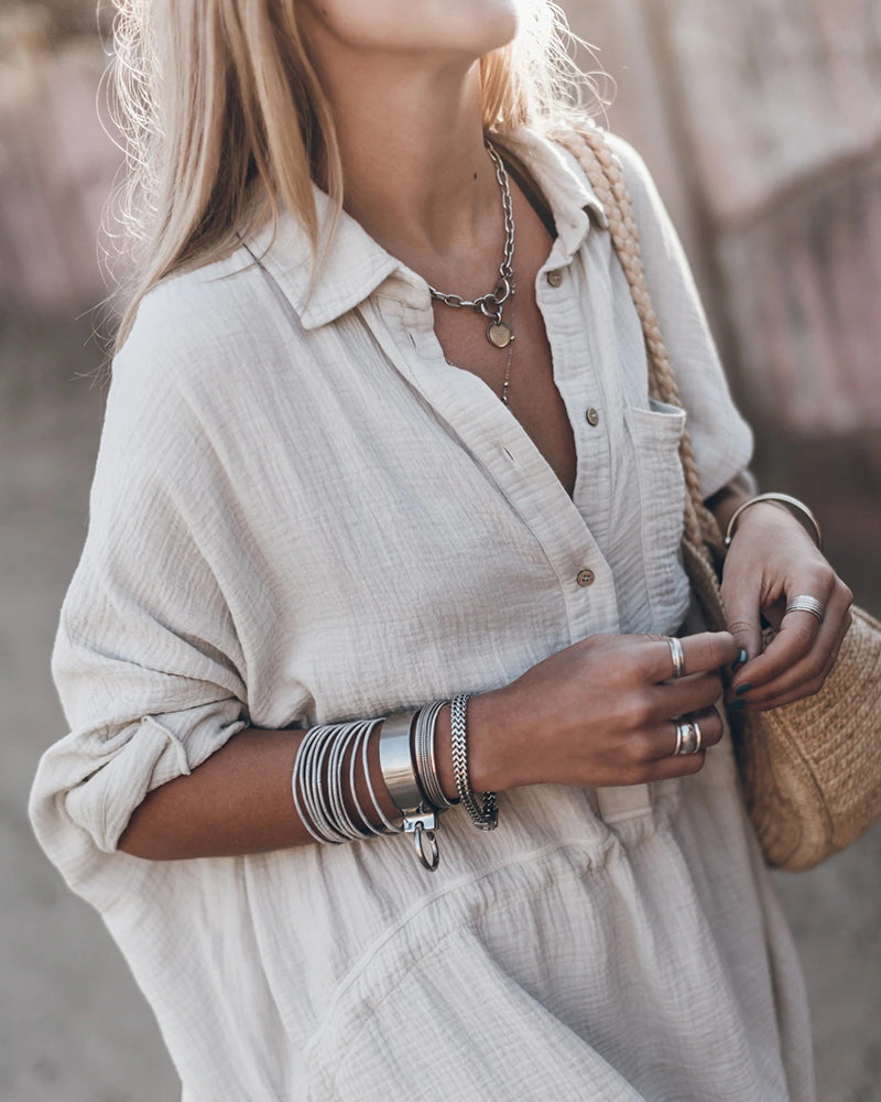 DALIA – Abito Camicia Chic dal Taglio Raffinato