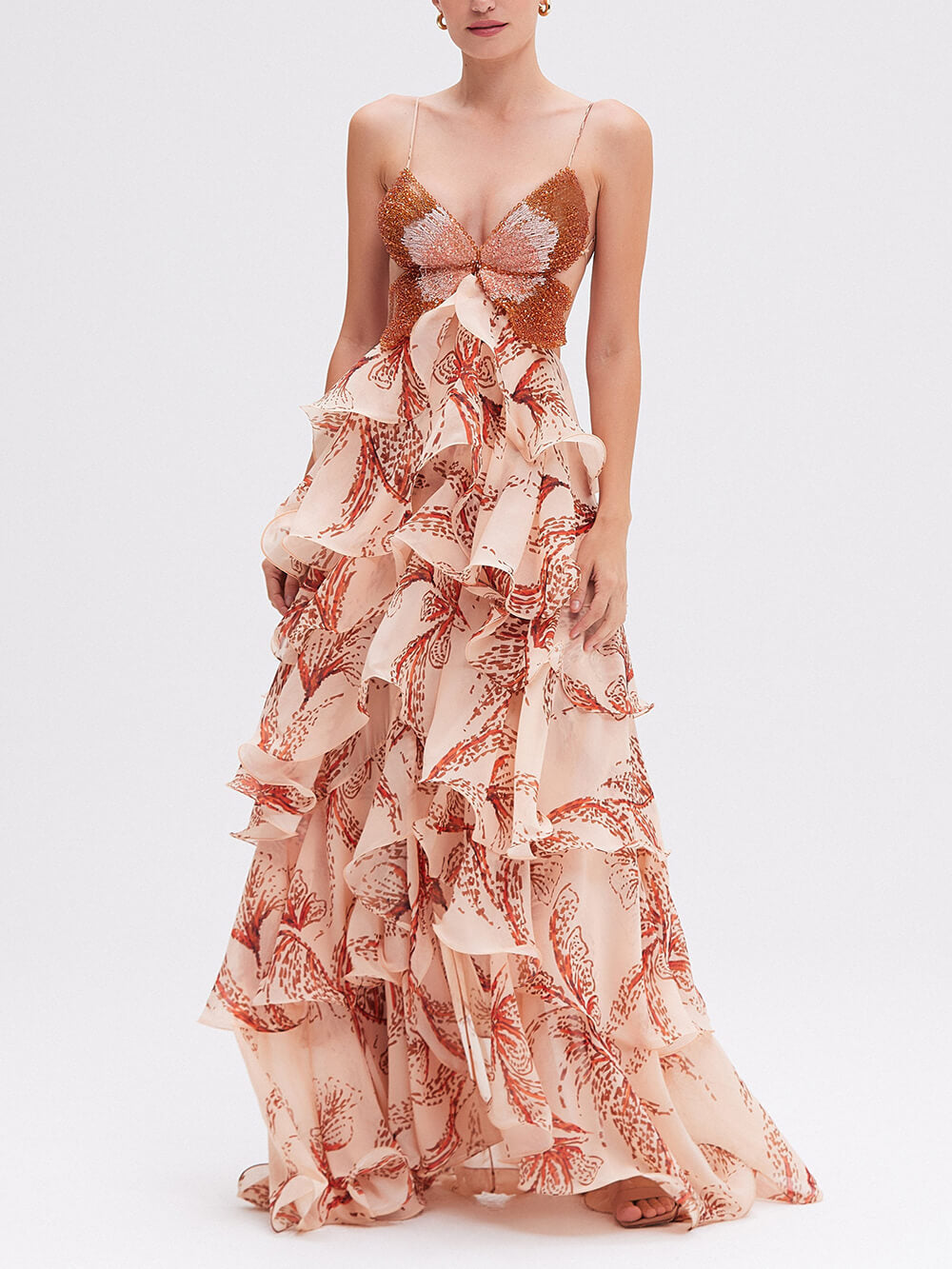 La Luce | Abito Maxi Papillon Signature