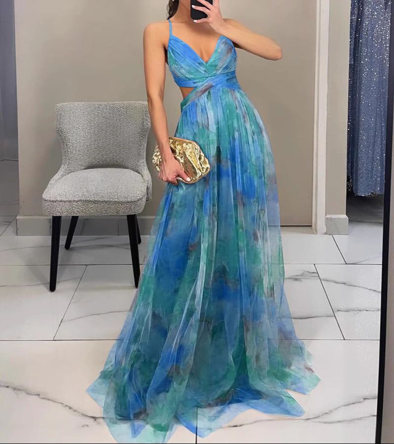La Luce| Abito Maxi Eleganza Floreale